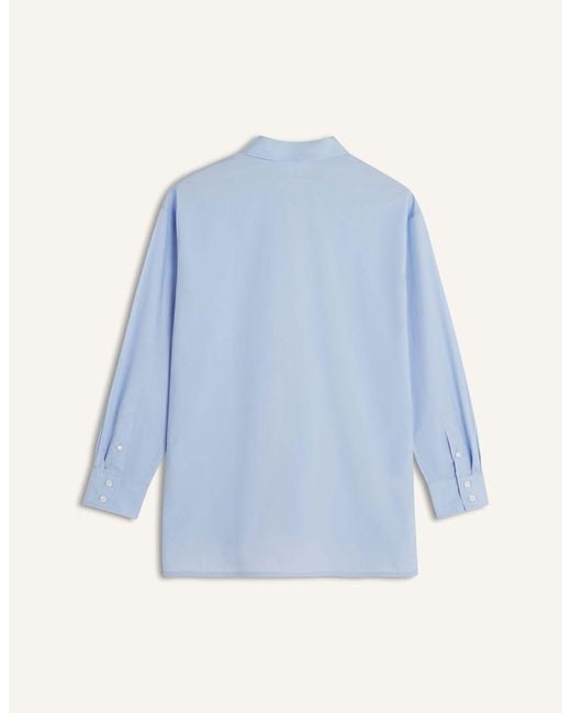 Maison Kitsuné Blue Maison Kitsuné Baby Fox Poplin Shirt