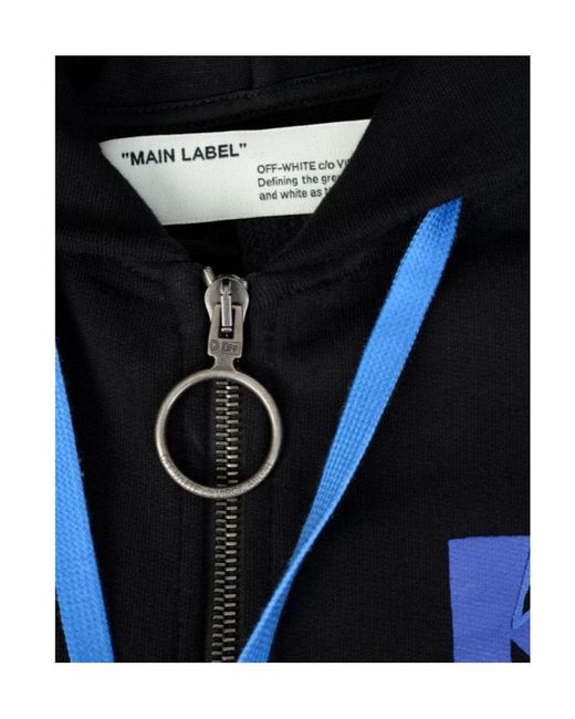 Off-White c/o Virgil Abloh Black Printed Pattern Casual Jacket for men