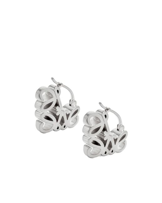 Loewe Metallic Logo Earrings