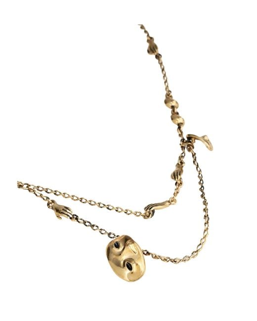 Lemaire Metallic Estampe Pendant Necklace