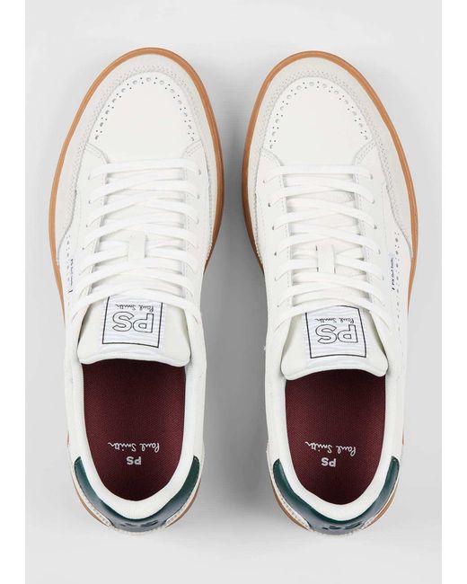 Paul Smith White Ps Paul Smith Hillstar Low-Top Sports Shoes for men