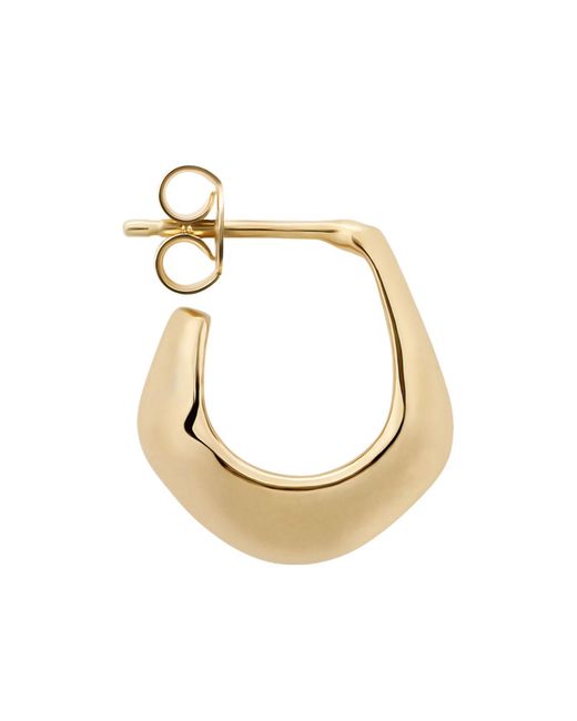 Lemaire Metallic Geometric Hoop Earring