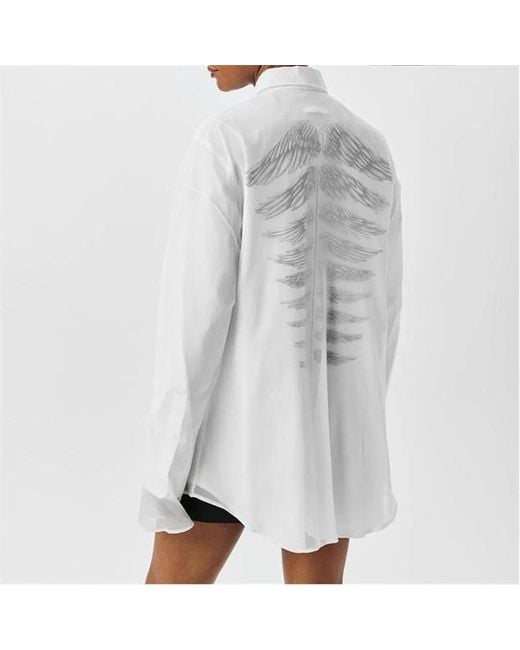 Jean Paul Gaultier White Shirt Dress