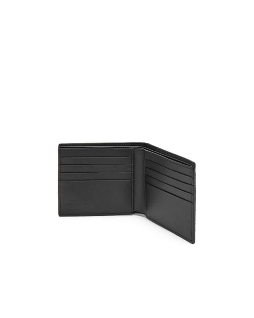 Loewe Black Logo Embossed Bifold Wallet for men