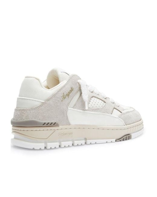 Axel Arigato White Recycled Suede Sneakers