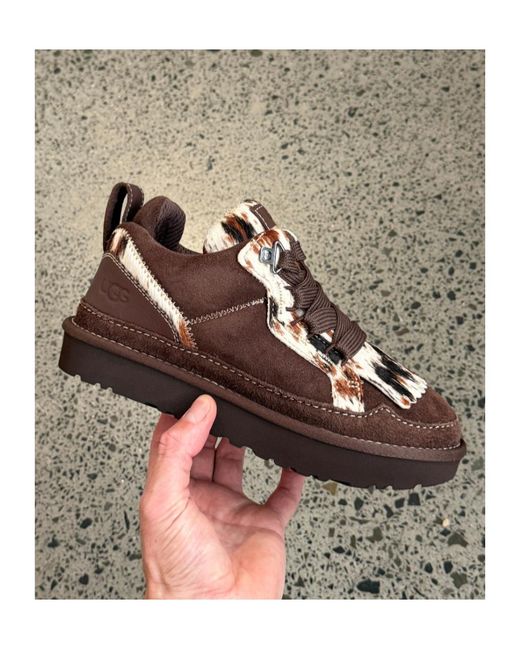 Ugg Brown Round-Toe Sneakers