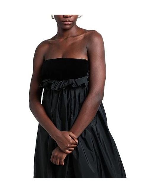 Max Mara Black Sleeveless A-Line Dress