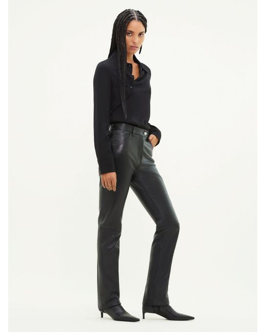 Courreges Black Courrèges Long-Sleeved Buttoned Shirt
