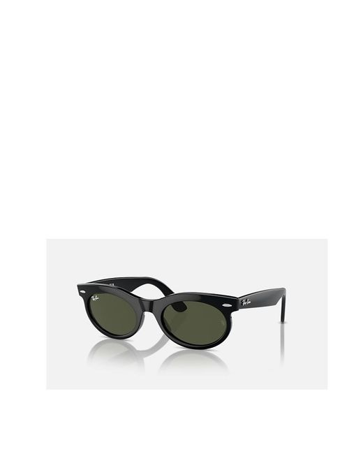 Ray-Ban Green Wayfarer Oval Sunglasses for men