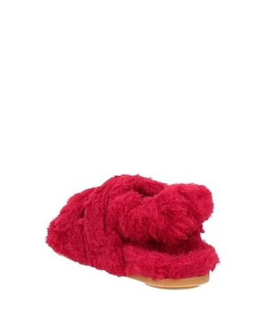 Max Mara Red Sandals