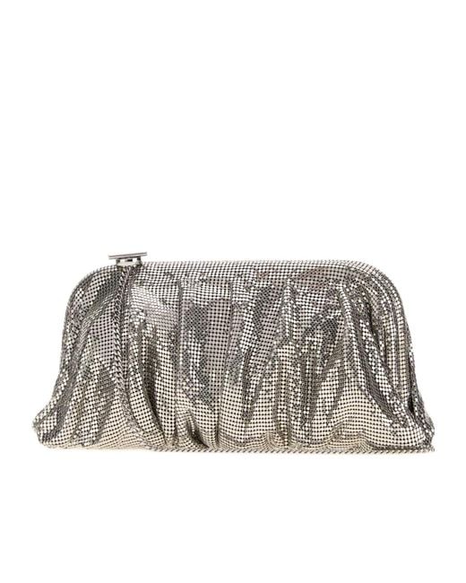 Benedetta Bruzziches Gray Single-Shoulder Handbag