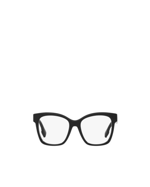 Burberry White Eyewear Sylvie Square Frame Glasses