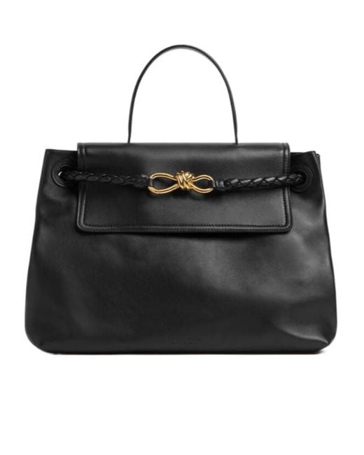 Bottega Veneta Black Ciao Ciao Knot Detailed Tote Bag
