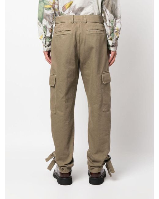 Dries Van Noten Natural Belt Ring Casual Pants for men