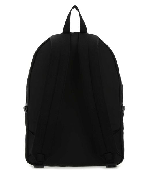 McQueen Black Graffiti Metropolitan Backpack for men