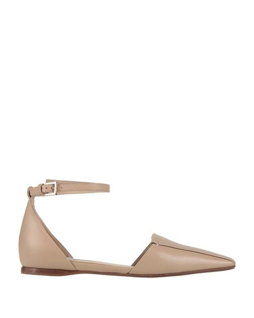 Max Mara Natural Minimal Ballet Flats