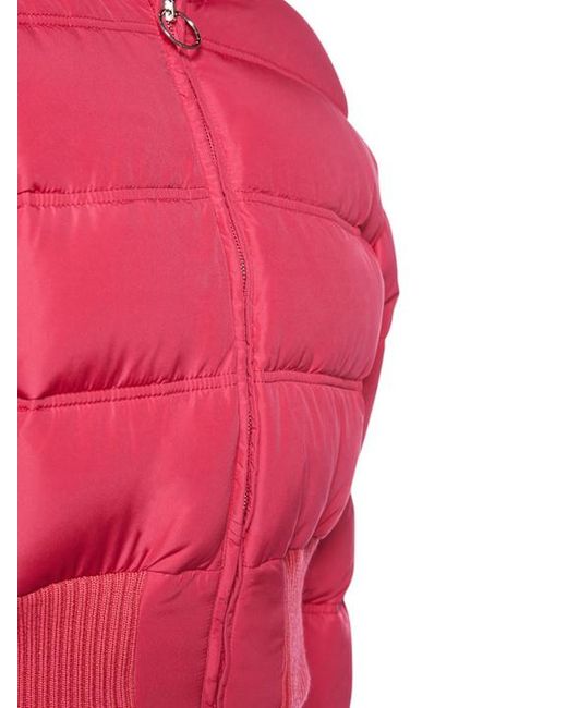 GIUSEPPE DI MORABITO Pink Nylon Down Jacket
