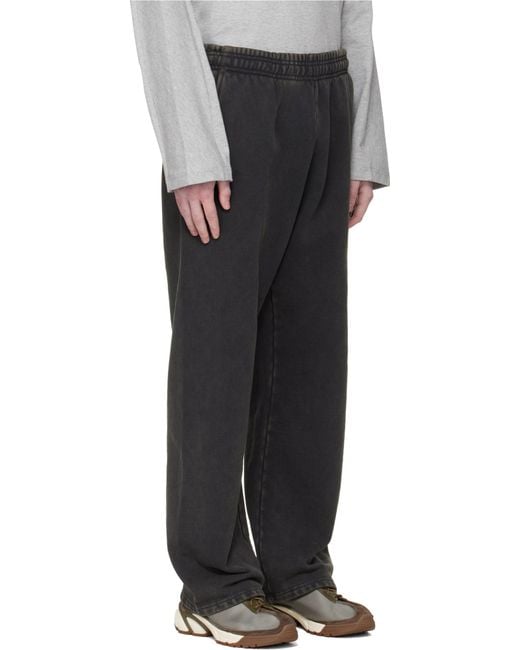 Entire studios Gray Straight-Leg Elastic Waistband Sweatpants for men