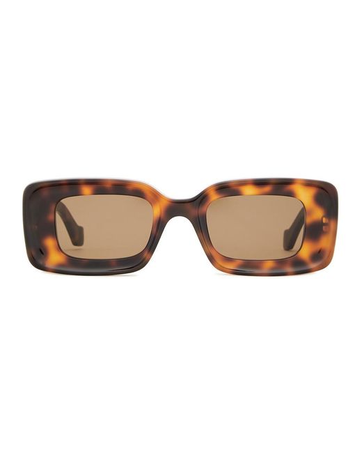 Loewe Blue Rectangle-Frame Sunglasses