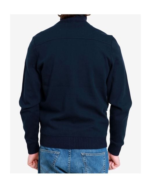 Gran Sasso Blue Cotton Jacket for men