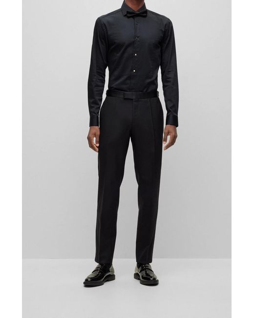 Boss Black H-Genius Slim-Fit Tailored Trousers for men