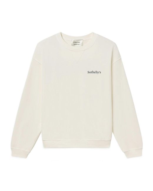 FRAME White X Sotheby's Graphic Sweatshirt for men