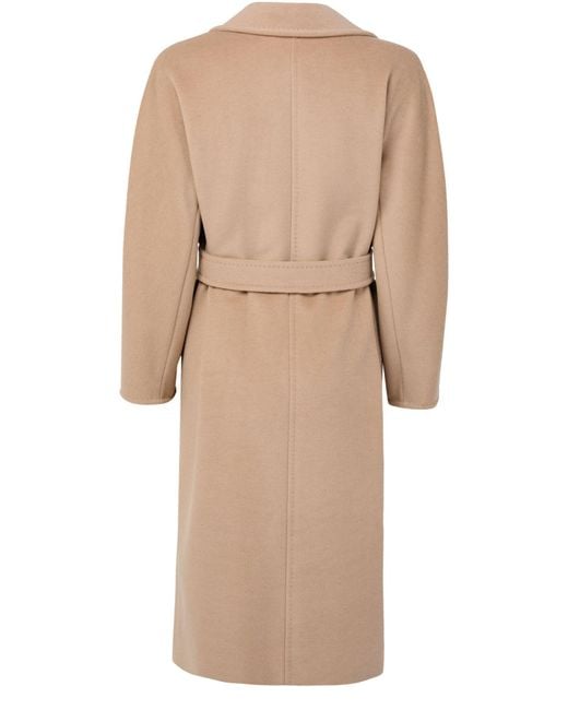 Max Mara Natural Long-Sleeved Coat