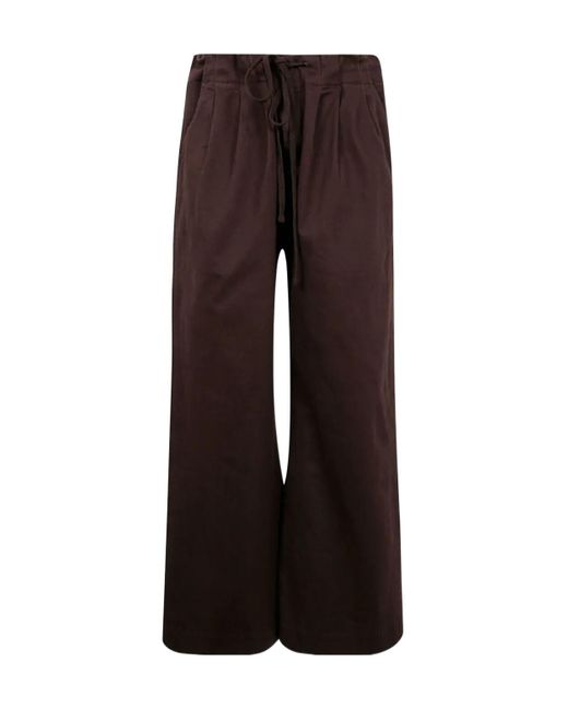 Entire studios Brown Cinch Wide-Leg Trousers