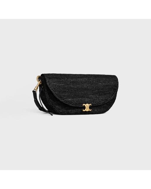 Céline Black Little Halfmoon Soft Triomphe