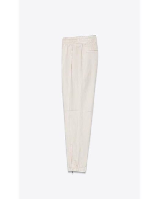 Saint Laurent White Rope Sweatpants for men