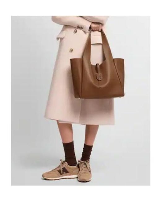 Hogan Brown Trend Shopping Bag