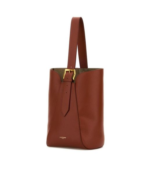J&m Davidson Brown Quiver Bucket Bag