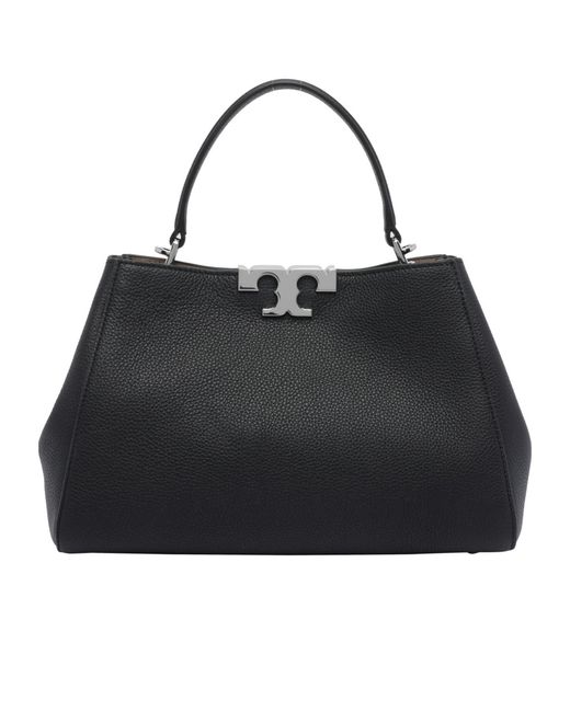 Tory Burch Black Eleanor Medium Tote Bag