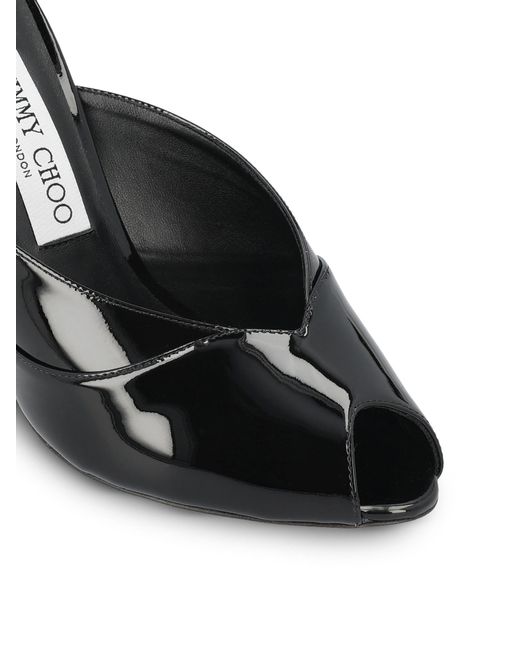 Jimmy Choo Black Brigitte Slip-On Mules