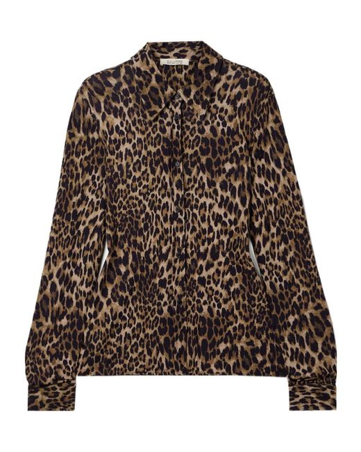 Nili Lotan Brown Long Sleeve Shirt