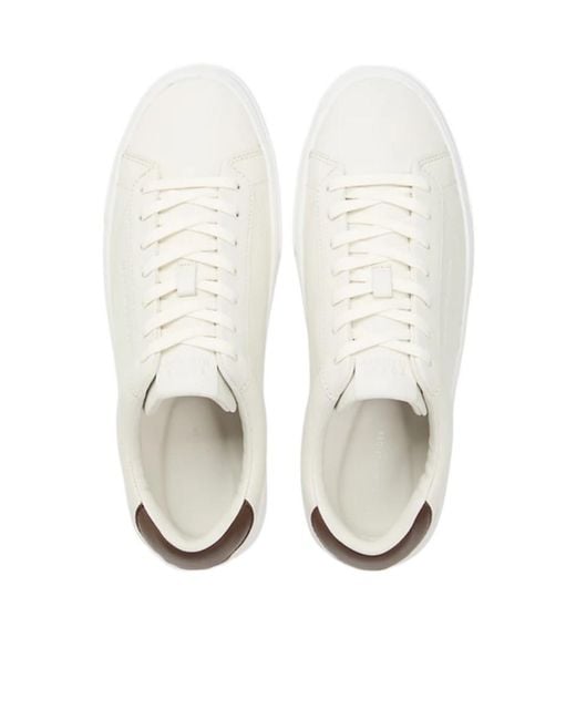 Tommy Hilfiger Natural Round-Toe Sneakers for men