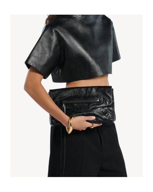 Balenciaga Black Le City Clutch Bag