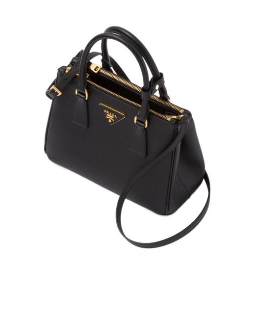 Prada Black Galleria Tote Bag