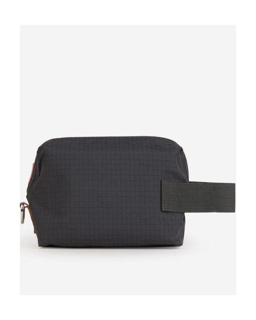 Acne Blue Logo Wash Bag for men
