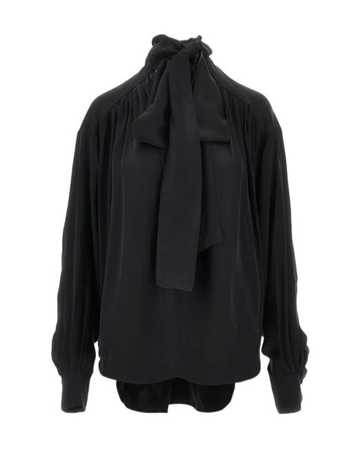 ANDAMANE Black Mathilda Blouse