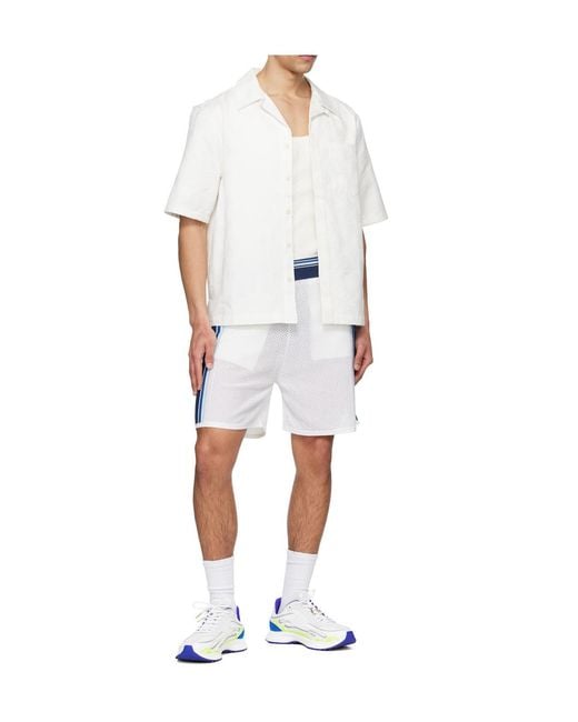 Casablanca Blue Stade Logo Low-Top Sneakers for men