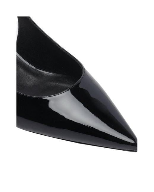 Stuart Weitzman Black Stuartini 50 Slingback Pumps