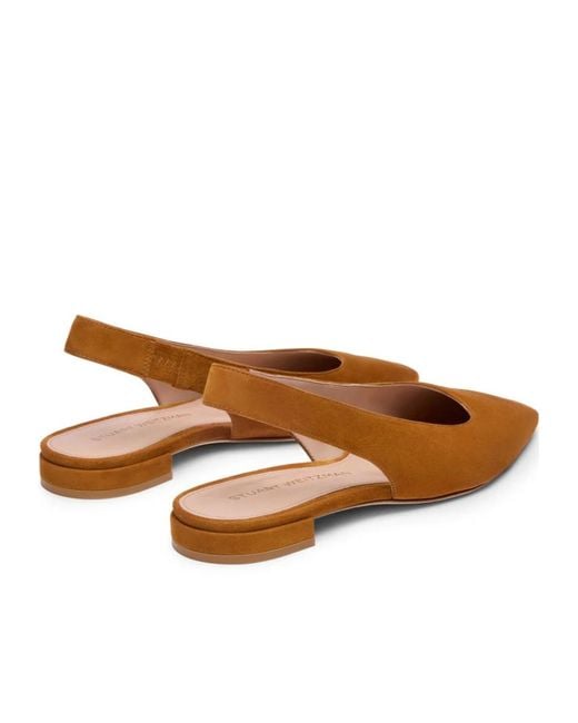 Stuart Weitzman Brown Stassi Slingback