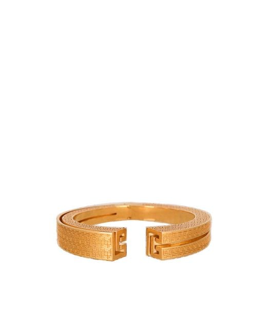 Balmain Orange 3D Pb Bangle Bracelet
