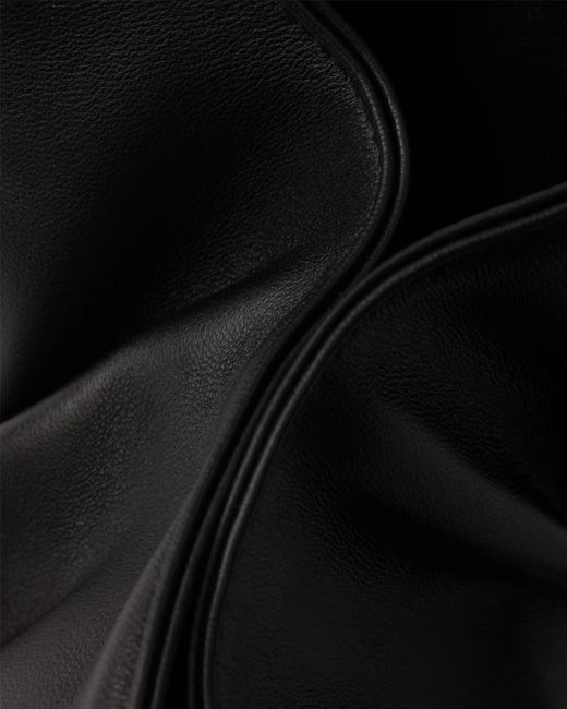 Prada Black Dada Buckle Detailed Small Bucket Bag