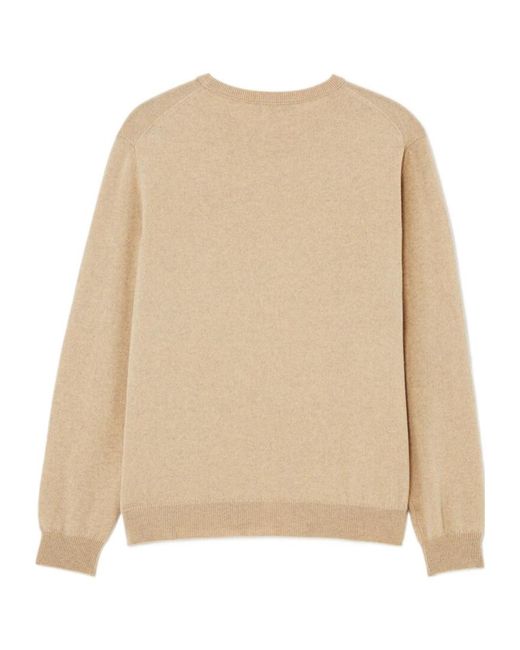 Loro Piana Natural Arona Crew Neck Sweater