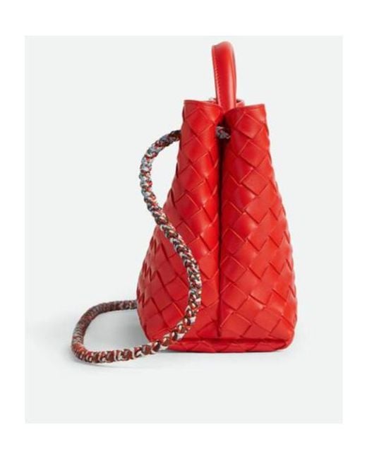 Bottega Veneta Red Small Andiamo