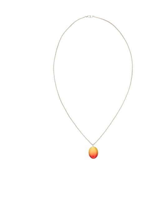 Isabel Marant White Fine Chain Necklace