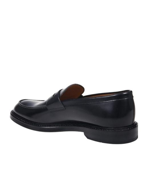 Doucal's Blue Horse Penny Slip-On Loafers for men