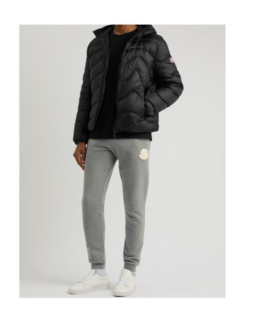 Moncler Black Zephyros Quilted Shell Jacket for men